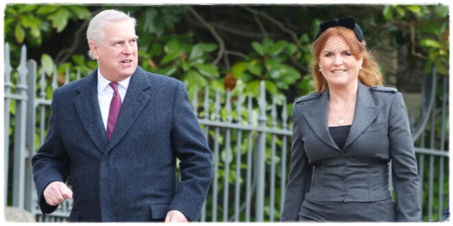 Prince Andrew and Sarah Ferguson amid reports they plan to sell valuable Royal Family items