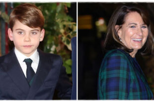 Prince George spending time with his grandmother Carole Middleton during a sweet family outing