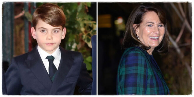 Prince George spending time with his grandmother Carole Middleton during a sweet family outing