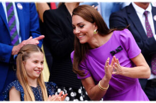 Princess Kate speaking about Princess Charlotte’s life at home during a royal engagement