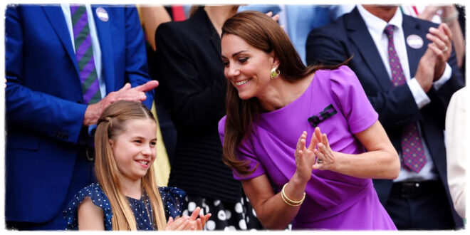 Princess Kate speaking about Princess Charlotte’s life at home during a royal engagement