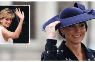 Princess Kate wearing a mermaid-style outfit at Commonwealth Day with a tribute to Princess Diana
