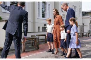 Prince William and Princess Kate with their children George, Charlotte and Louis as they consider future school options