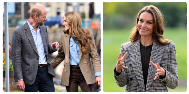 Prince William and Princess Kate during their Scotland visit before Kate reportedly returned home alone while William remained behind